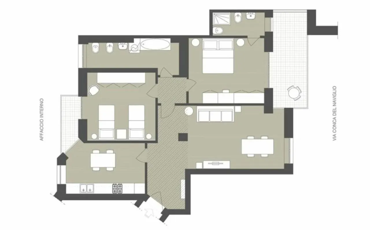 Conca Del Naviglio By Halldis Milan Appartement